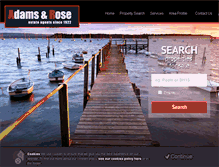 Tablet Screenshot of adamsandrose.co.uk